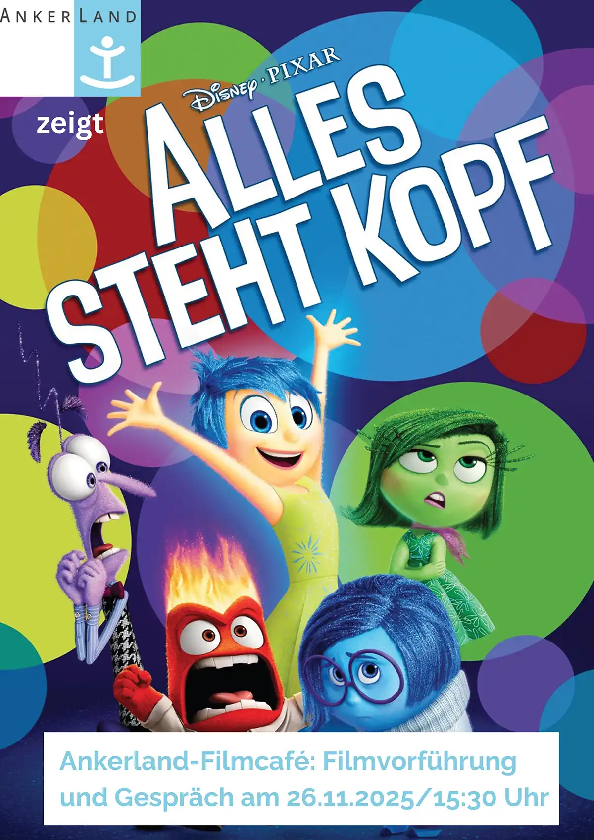 Alles steht Kopf - Ankerland - Filmcafe-Hamburg - Filmvorfuehrung Diskussion - in Hamburg