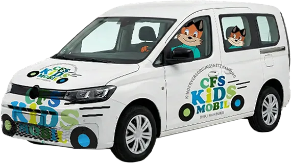 ME/CFS Kids Mobil ist in Hamburg unterwegs - Am rollen